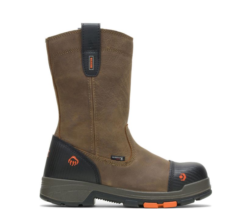 Bottes Wolverine Blade LX Waterproof CarbonMAX 10" Wellington Homme - Marron (HYM813079)